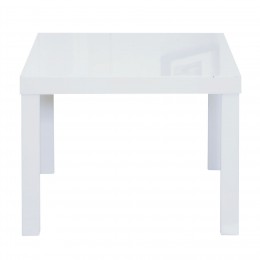 Puro White Full High Gloss Finish End Table