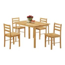 Derby Solid Oak Wood Dining Set Including Four Chairs