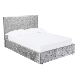 Rimini 5FT Kingsize Bed Silver