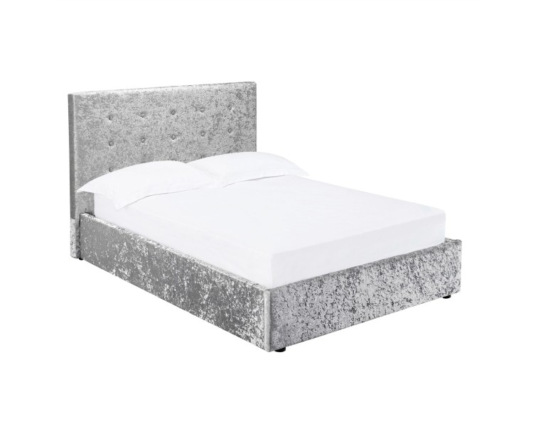 Rimini 5FT Kingsize Bed Silver