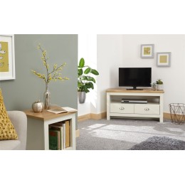 Lancaster Living Room Corner TV Unit Cream