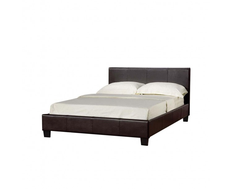 Prado Hydraulic 4FT6 Double Bed Brown