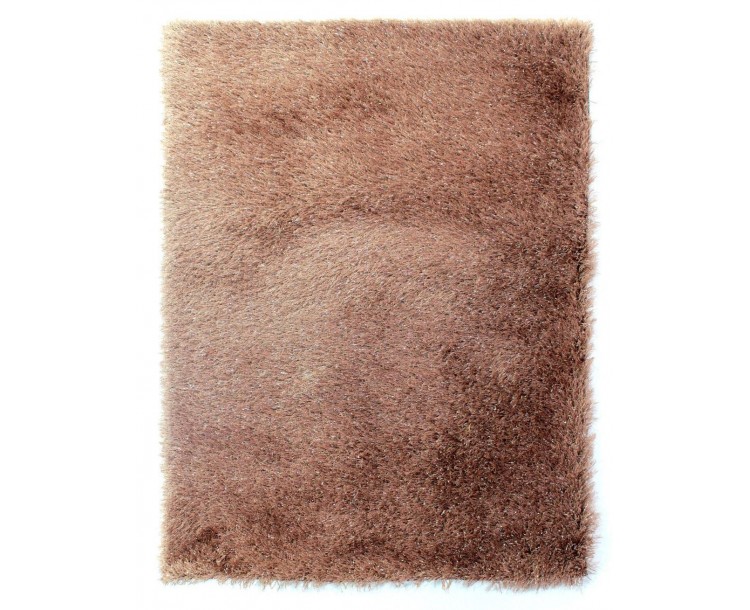 Contemporary Caramel Shaggy Dazzle Rug