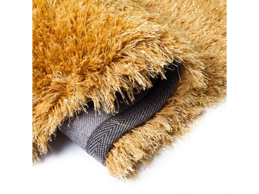 Soft Shaggy Dazzle Ochre Rug