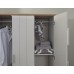 Kendal 3 Door 3 Drawer Wardrobe Grey