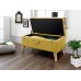 Minstrel Storage Ottoman Large Mustard