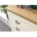 Lancaster 2 Door 1 Drawer Shoe Cabinet Cream