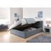 Side Lift Ottoman 150cm Grey PU