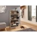 Stirling Three Tier Shoe Cabinet Grey