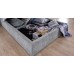 Dakota 150cm Ottoman Bed With Solid Base Platinum