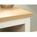 Lancaster Side Table With Shelf Cream