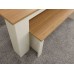 Lancaster 120cm Dining Table & Benches Cream