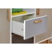 Delta Large Sideboard White/Grey Multi