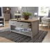 Lancaster 2 Drawer Coffee Table Grey