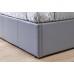 End Lift Ottoman 120cm Grey PU