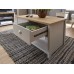 Lancaster 2 Drawer Coffee Table Grey