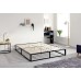 Platform Bed 120cm Black