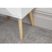 Nyborg Single 2 Drawer Bedside White
