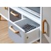 Delta Large TV Unit White/Grey Multi