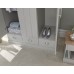 Kendal 3 Door 3 Drawer Wardrobe Grey