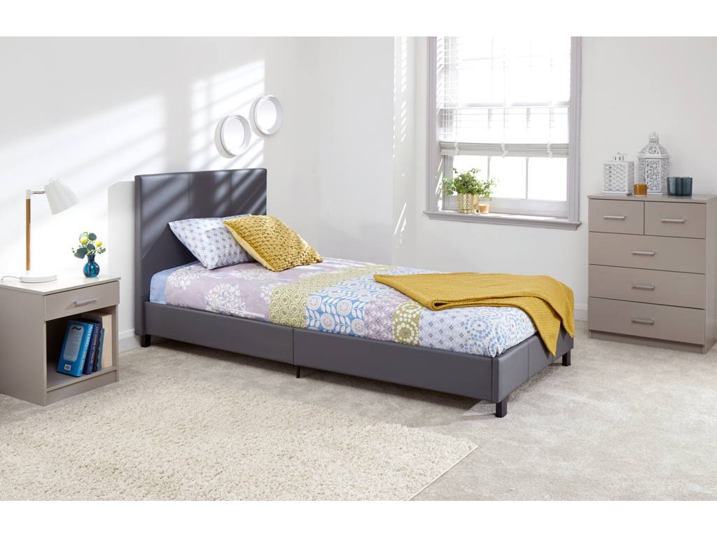 90cm Bed In A Box Grey