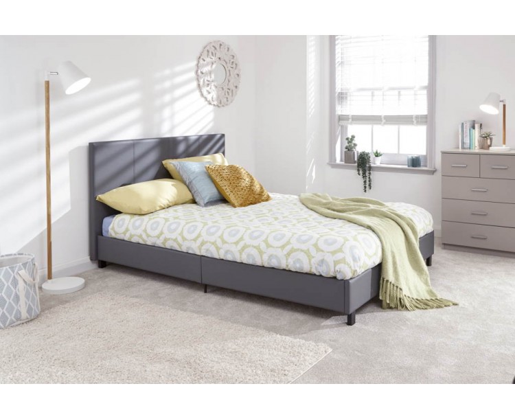 120cm Bed In A Box Grey