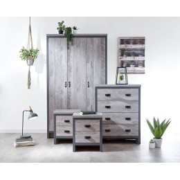 Boston 4 Piece Bedroom Set Grey