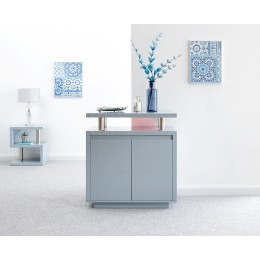 Polar High Gloss Led Sideboard Grey