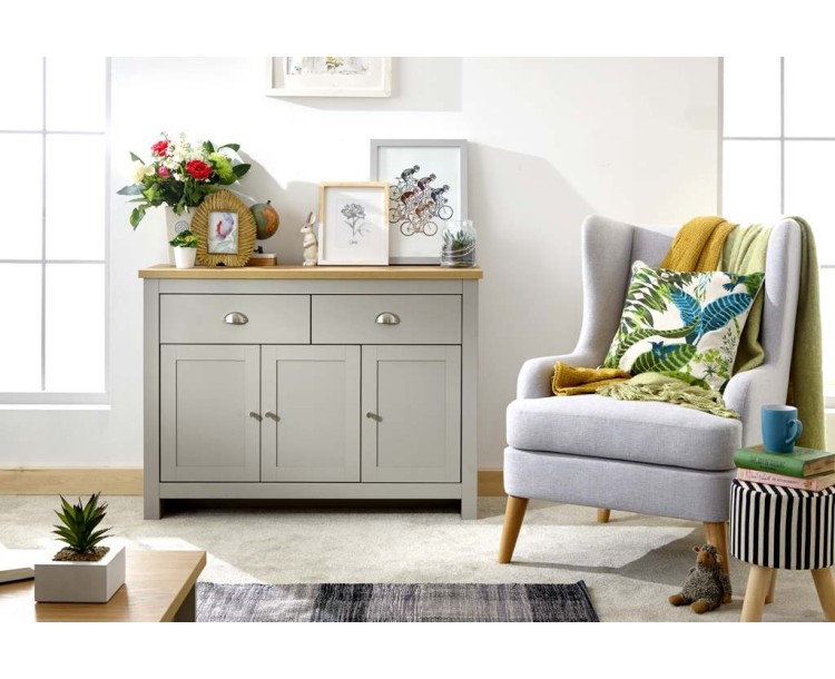 Lancaster Large Sideboard Grey