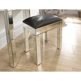 Venetian Stool Clear Mirror Finish