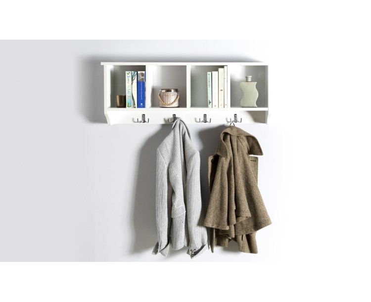 Kempton Wall Rack White