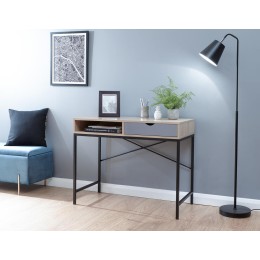 Telford Computer Desk Light Oak & Grey