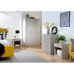 Panama 4 Piece Bedroom Set Grey