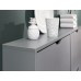 Narrow 4 Drawer Shoe Cabinet in Grey