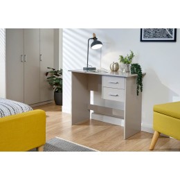 Panama 2 Drawer Desk Grey