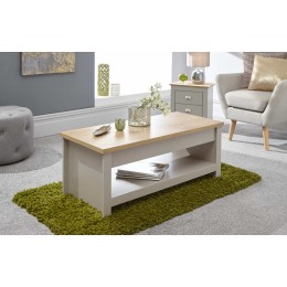 Lancaster Lift Up Coffee Table Grey