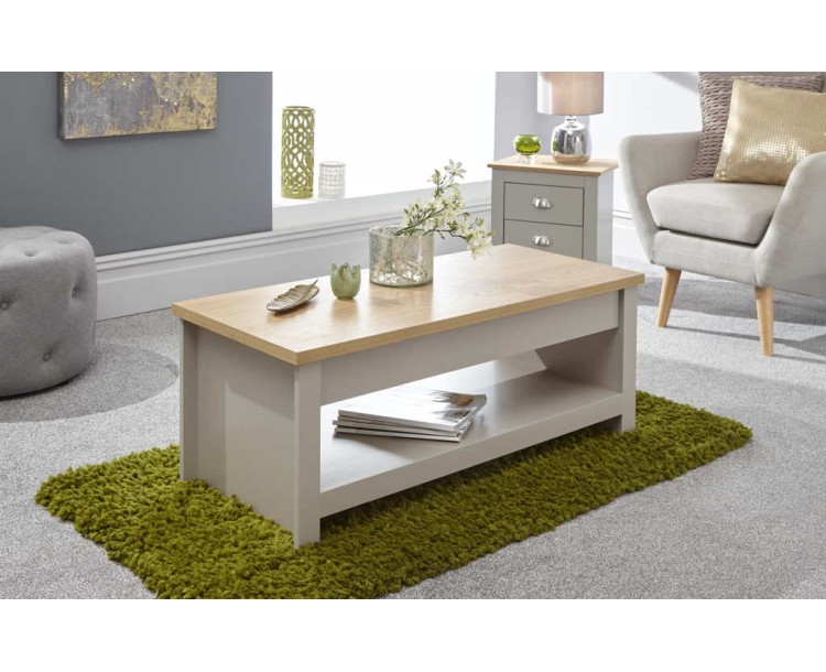 Lancaster Lift Up Coffee Table Grey