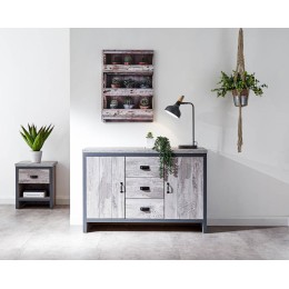 Boston 2 Door 3 Drawer Sideboard Grey