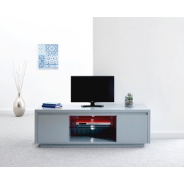 Polar High Gloss Led Large TV Unit Grey