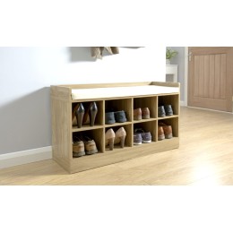 Kempton Shoe Bench Oak