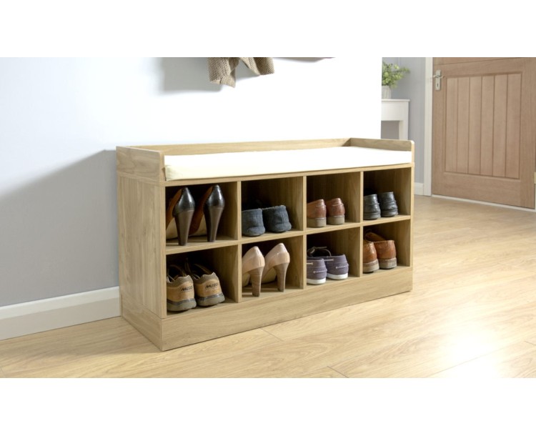 Kempton Shoe Bench Oak