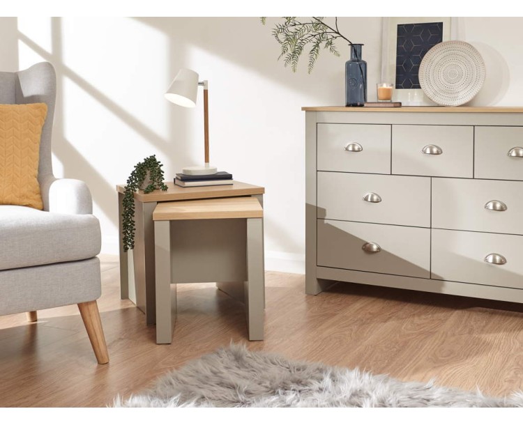 Lancaster Nesting Tables Grey