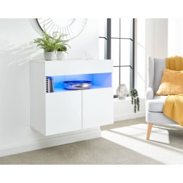 Galicia Sideboard in White with Led Lights