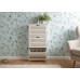 Bergen Scandinavian 3 Tier White Hallway Shoe Cabinet