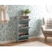 Modern Grey Bergen Scandinavian 3 Tier Shoe Cabinet