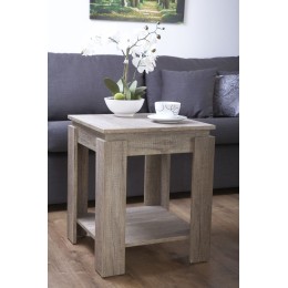 Canyon Oak Lamp Table Living Room Rustic 3D Oak Effect