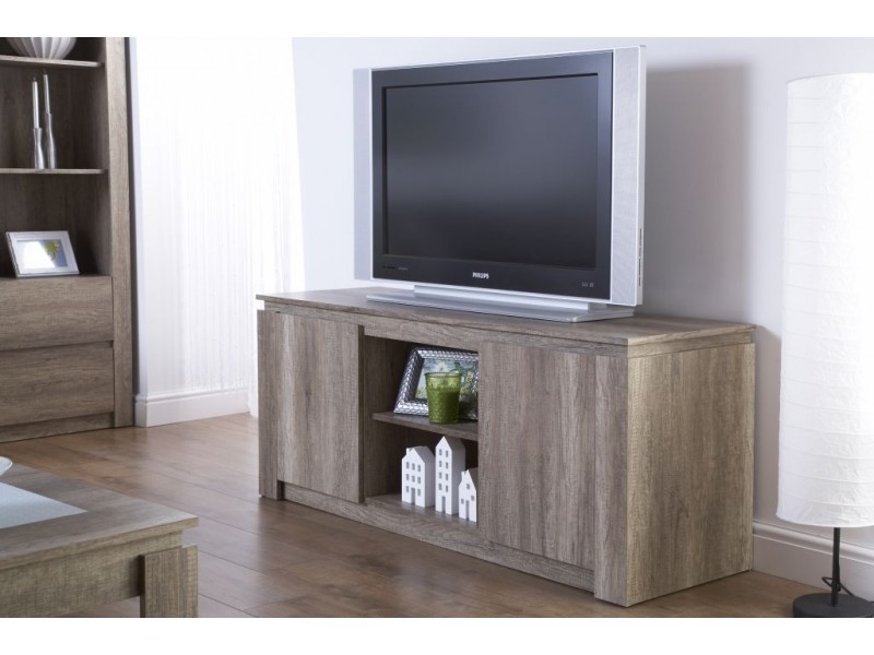 Canyon Oak Living Room Rustic 3D TV Unit Stand Canyon Oak Living Room Rustic 3D TV Unit Stand