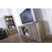 Rustic Contemporary Style Canyon Oak TV Cabinet Stand