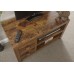 Traditional Chunky Jakarta Mango 2 Drawer TV Unit