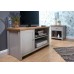 Modern Lancaster Style Small Grey TV Console Cabinet